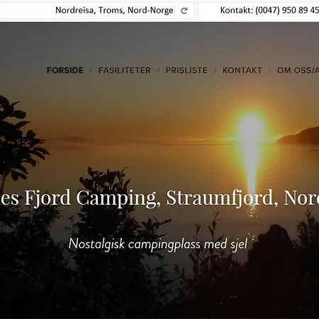 Sandnes Fjord Camping Kemp Durmålsskardet